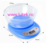 Cantar bucatarie 5 kg + 10 forme briose, (CB-5k-B+C), www.lutek.ro