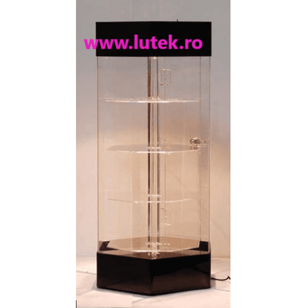 Vitrina  rotativa din plexiglas pentru ceasuri si bijuterii (LTK-VIT30) - www.lutek.ro