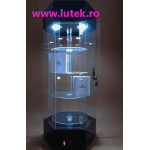 Vitrina  rotativa din plexiglas pentru ceasuri si bijuterii (LTK-VIT30) - www.lutek.ro