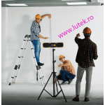 Suport Telescopic cu trepied pentru Box foto lumini, proiectoare reflectoare (18649B) www.lutek.ro