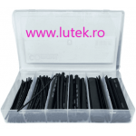 Tuburi Termocontractabile Negre 10cm, 100 Buc / Set (56696-C) www.lutek.ro