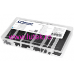 Tuburi Termocontractabile Negre 10cm, 100 Buc / Set (56696-C) www.lutek.ro