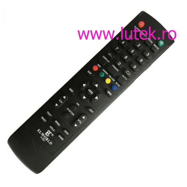 Telecomanda LCD H001 pentru AKAI UTOK, MANTA, VORTEX, VINCHI, Elworld (H0001) www.lutek.ro