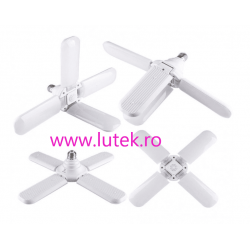 Bec led 50W si pale reglabile 