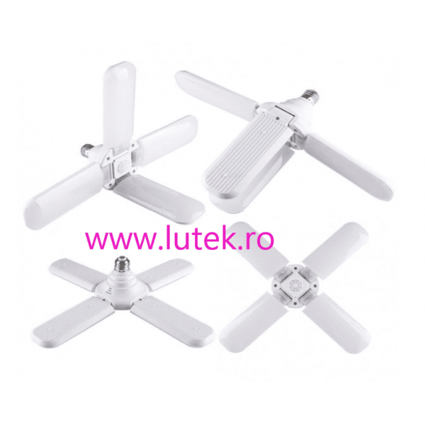 Bec led 50W si pale reglabile (KK1450) www.lutek.ro