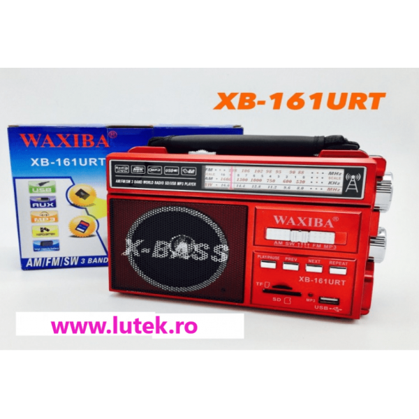 Radio portabil cu MP3 XB-161 URT,(XB-161URT) www.lutek.ro