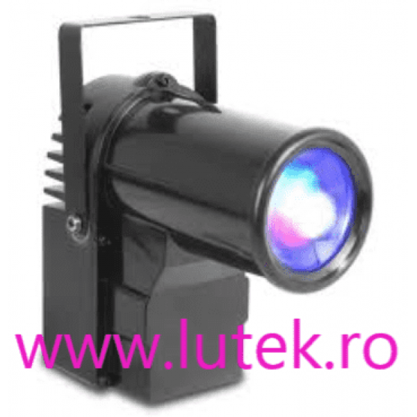 Proiector LED RGB 10w pentru globul cu oglinzI cu focalizare (10W-RGB-SPOT) - www.lutek.ro