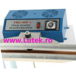 Aparat cu pedala de lipit si sigilat pungi FRE600 (FRE-600-2) - www.lutek.ro