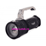 Lanterna Led 10W metalica cu Zoom si acumulatori (ZSH-T808-T6),-www.lutek.ro