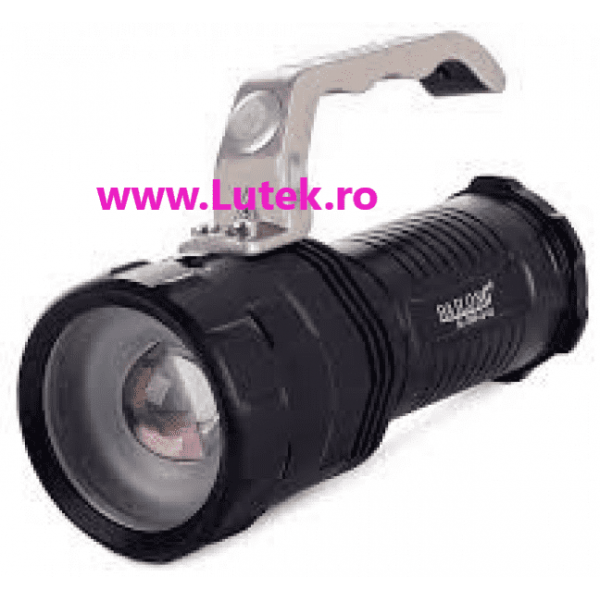 Lanterna Led 10W metalica cu Zoom si acumulatori (ZSH-T808-T6),-www.lutek.ro
