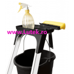 Scara din aluminiu, pliabila, cu 5 trepte sprijin propriu, inaltime fixa (SAL-5T-3M), www.lutek.ro