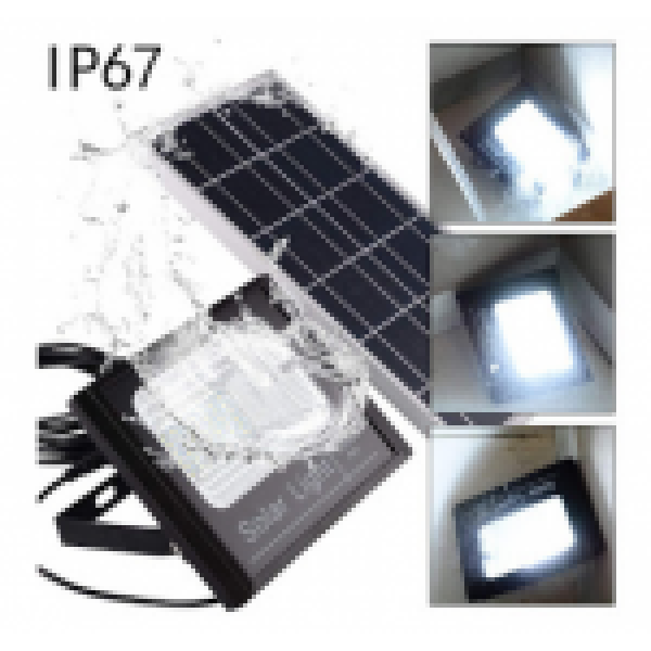 Lampa solara stradala 25W cu panou solar detasabil