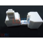 Adaptor 8P8C tata 2x8P8C mama (ADT22) - www.lutek.ro
