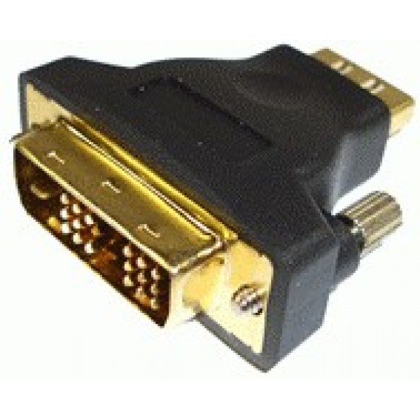 Adaptor HDMI 1xMama / 1xDVI-D Tata (LTK-ADHD01) - www.lutek.ro