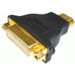 Adaptor HDMI 1xTata / 1xDVI-D Mama (LTK-ADHD) - www.lutek.ro