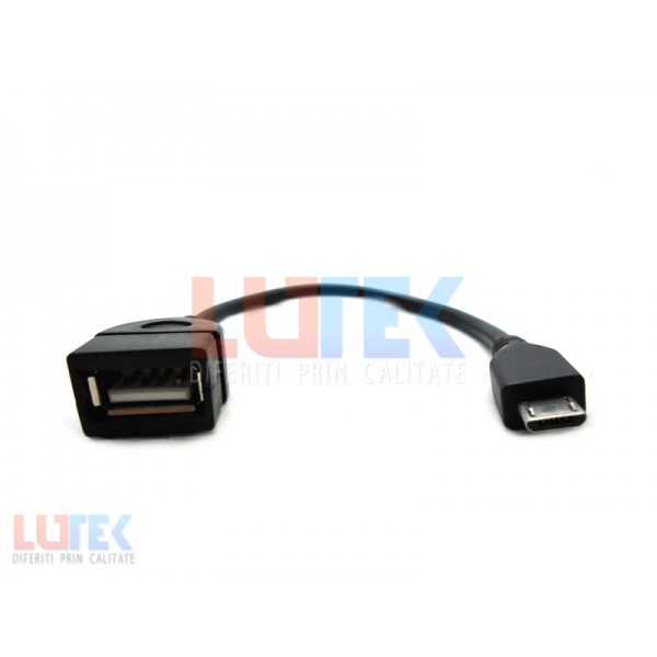 Cablu adaptor USB M micro USB T (CAU22) - www.lutek.ro