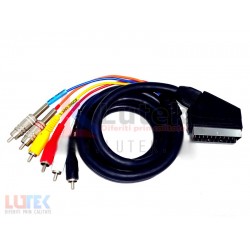 Cablu Scart 6 RCA