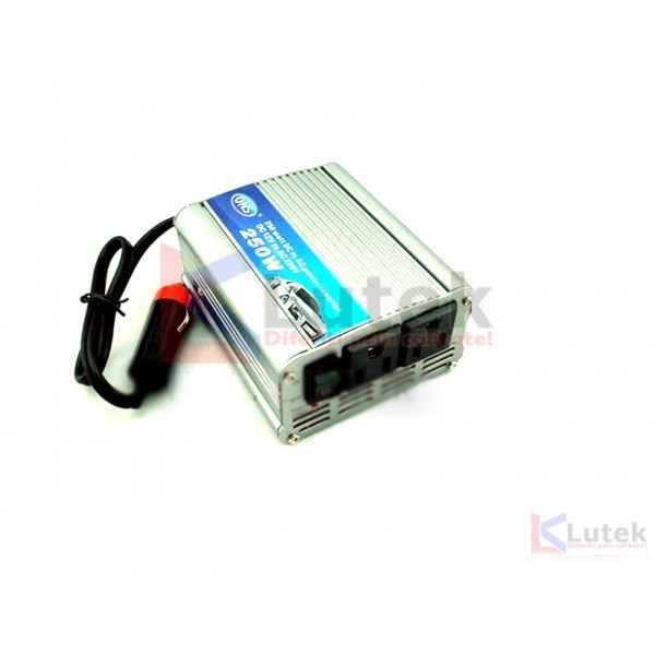 Invertor tensiune auto 12-220v (INV-250) - www.lutek.ro