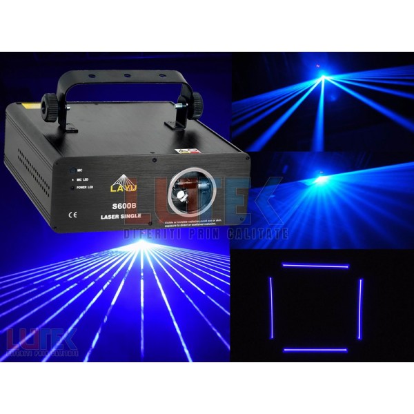 Laser animatie albastru  Layu S600B (S600B) - www.lutek.ro