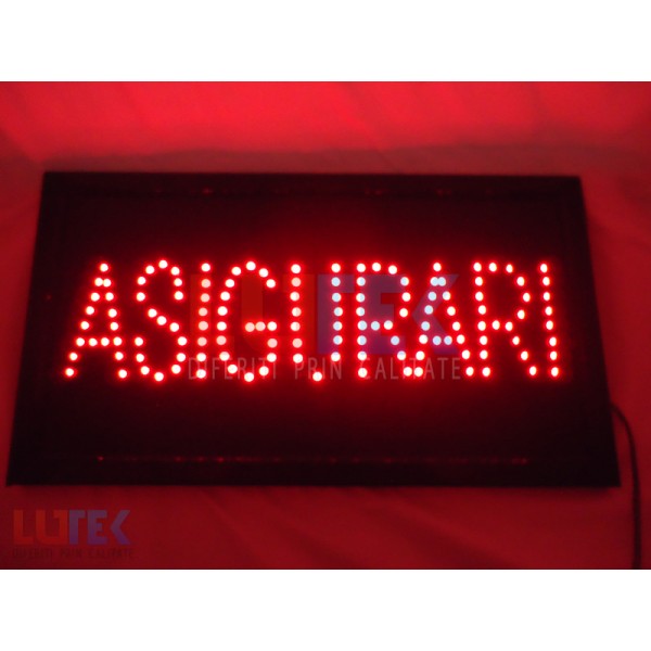 Reclama luminoasa Led "Asigurari" (LTK-RCAS) - www.lutek.ro
