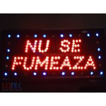 Reclama luminoasa Led "Nu se fumeaza" cu animatie (LTK-DSPNSF) - www.lutek.ro