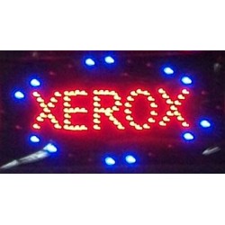 Reclama luminoasa Led "Xerox" cu animatie