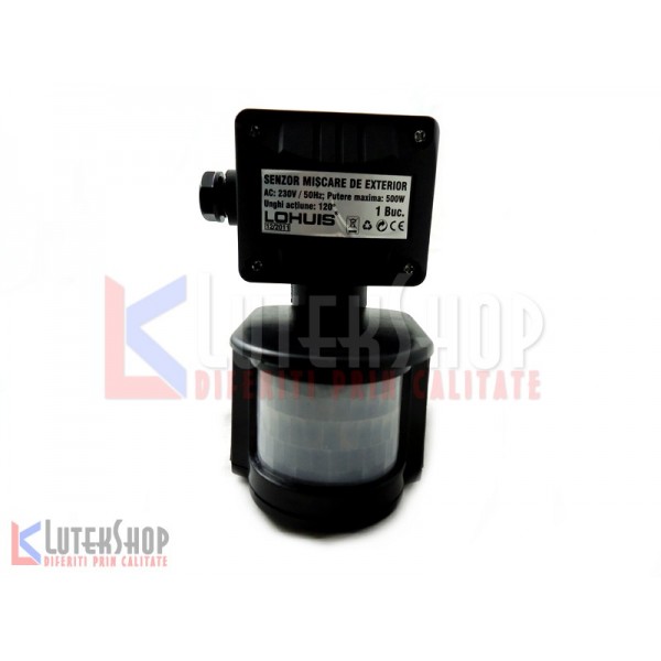 Senzor miscare exterior 120 grade (LOH-500) - www.lutek.ro
